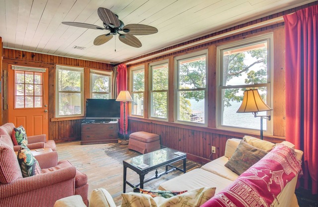 Swim Dock + Views: Lakefront Afton Vacation Rental