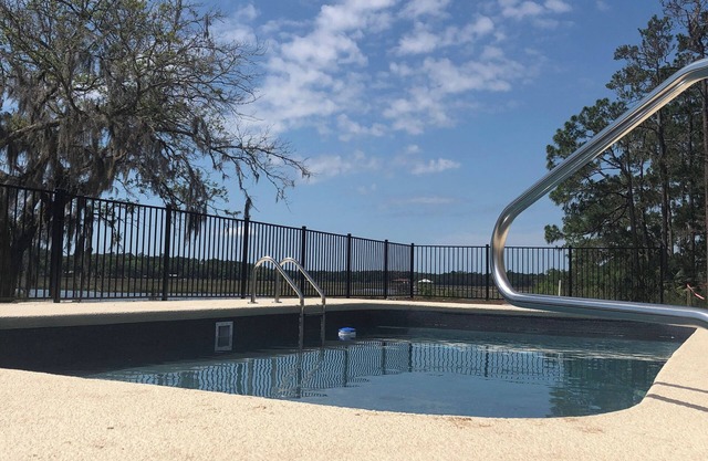 Swimming Pool with a River View, minutes from Shellman Bluff Marina & Village.