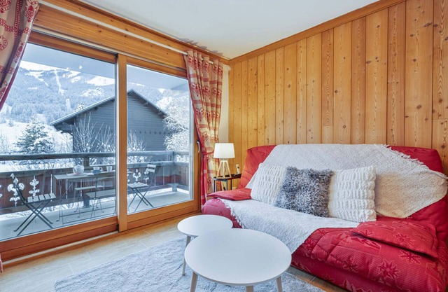 Terrace apartment near slopes with wellness