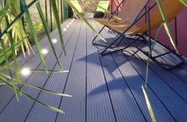 Terrace and Sauna on foot from the Centre in a quiet area Wifi Free parking