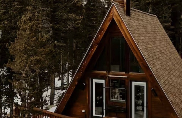 The Alpine Aframe - Cozy Cabin with Barrel Sauna