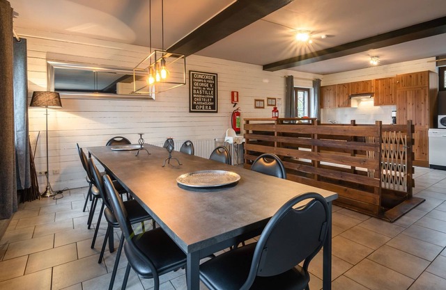 The cottage is a beautiful chalet and fully renovated