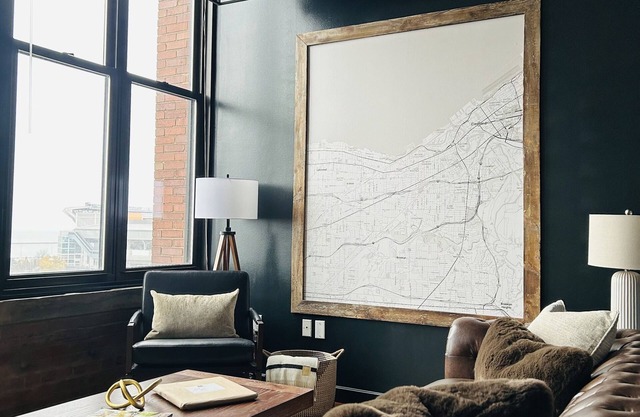 The Gridiron - industrial chic 2B/2B warehouse condo Downtown