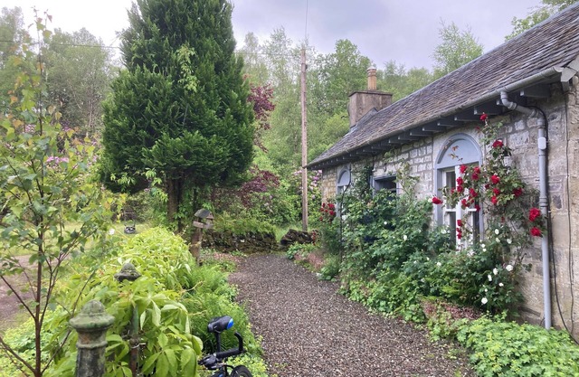 The Lodge at Duchray Castle. Perfect for family with 3 small children.