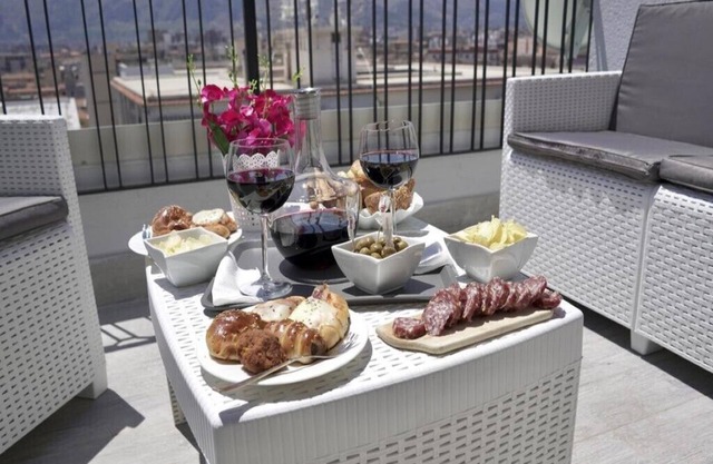 The penthouse view with panoramic view