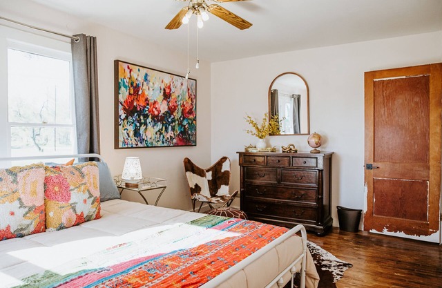 The Pink Door of Johnson City is located in walking distance to downtown!