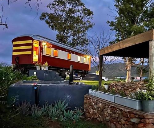 The Red Caboose Train Carriage