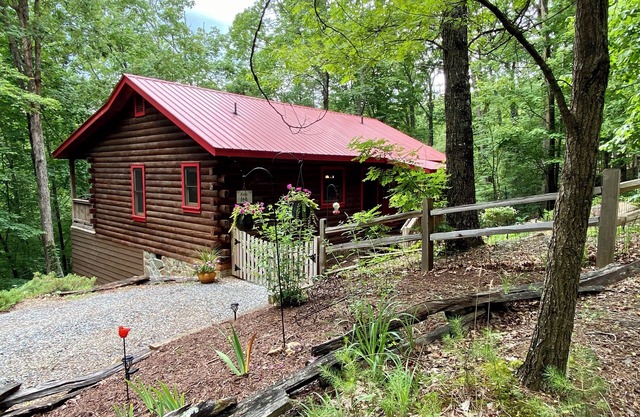 The Red Roof Cottage in Cherry Log Mountain