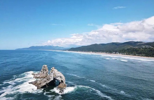 The Rocky Whale - a pet friendly beach cottage.