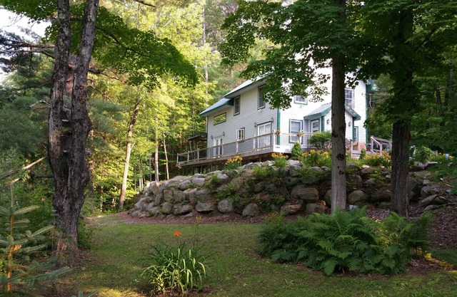 The solitude of the woods with civilization only 2 blocks away!