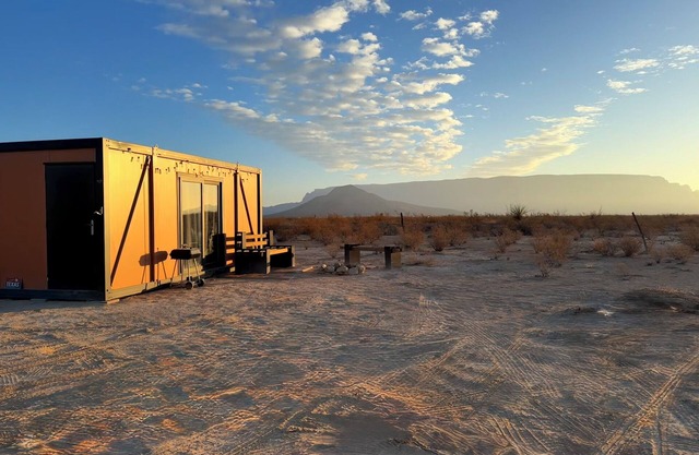 The StarStruck Stay- Shipping container in Terlingua, Texas