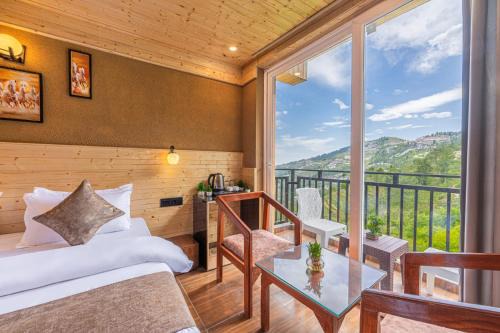 The Tranquility Retreat I Conference I Vacations l MICE I Family Events I Open Air Terrace I Sky Bonfire I Kufri by Exotic Stays