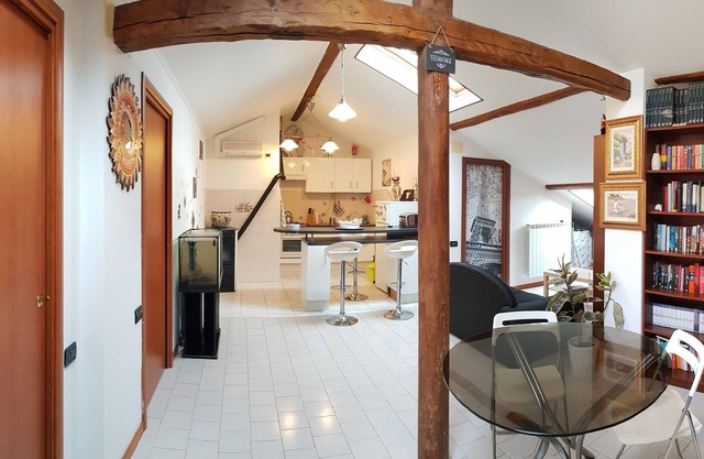 Three-room attic apartment