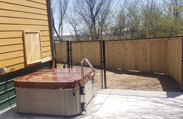 Tiny Cabin with Private Hot Tub on Acres