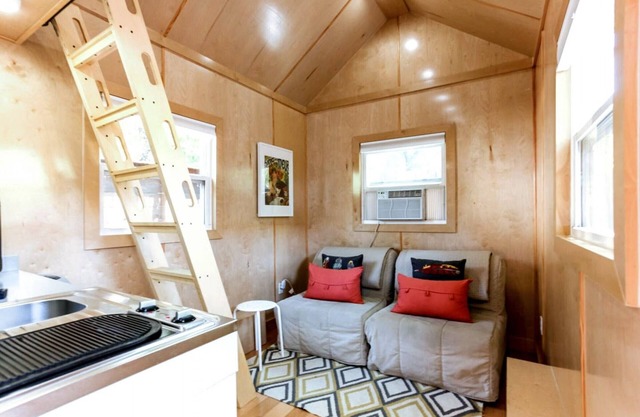 Tiny House Downtown | Loft + Full Bath | Walkable Location