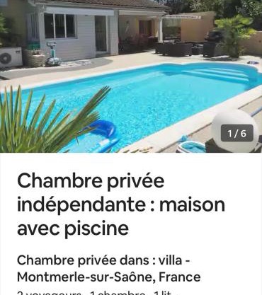 Très jolie chambre avec piscine