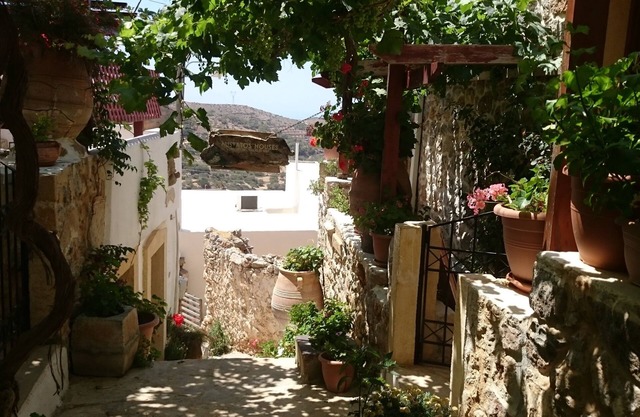 Traditional village house with sea views