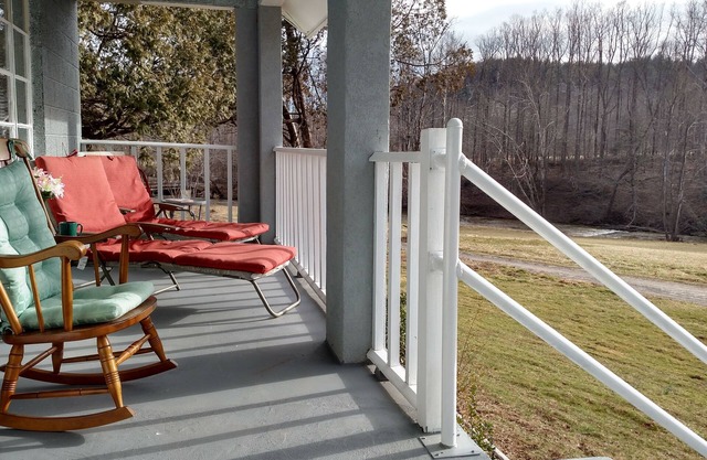Tranquil sounds of the Dan River heard from the front porch or by the firepit.