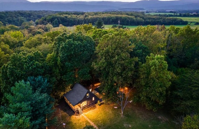 Tuck's Starry Night cabin, Hot tub, Outdoor movies