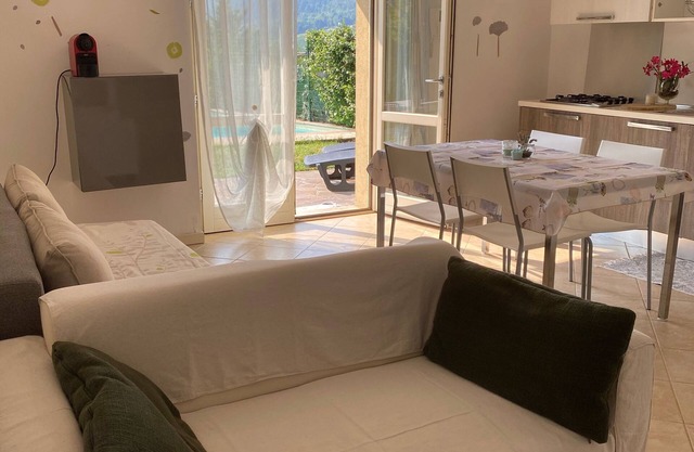 Two-room apartment in villa with private garden