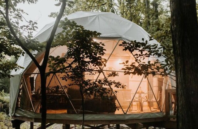 Unique Glamping Dome Stay!