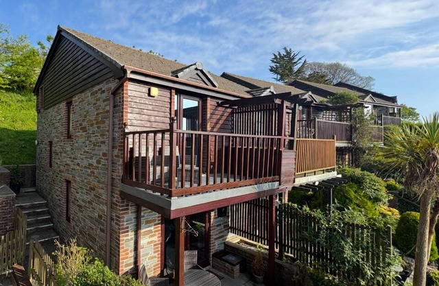 Unique hillside cottage, with allocated parking and stunning views.