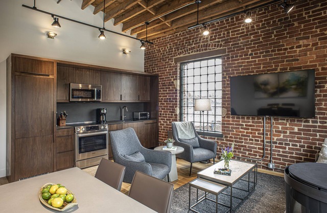 Unit 306 offers a unique short-term living experience in downtown