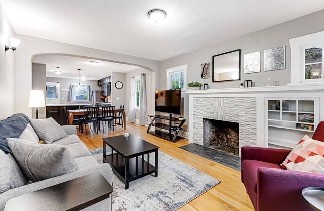 Updated Craftsman with spacious backyard, high-speed WiFi, & great location