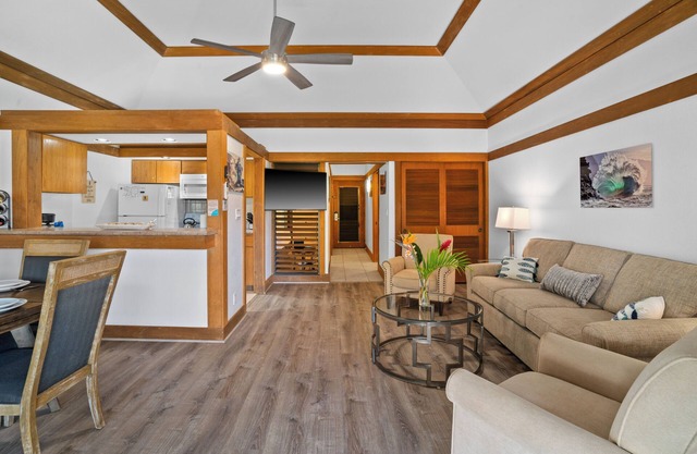 Updated Unit #444 with AC, paradise found! A tranquil stroll to Po'ipu Beach!
