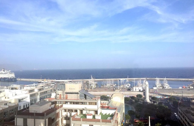Vacacional panorámica al mar centro Santa Cruz