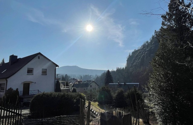 Vacation home Ingeborg - unique view of the Oybin mountain and the Hochwald forest