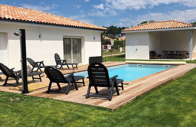 Vacation home pool house Moliets et maa