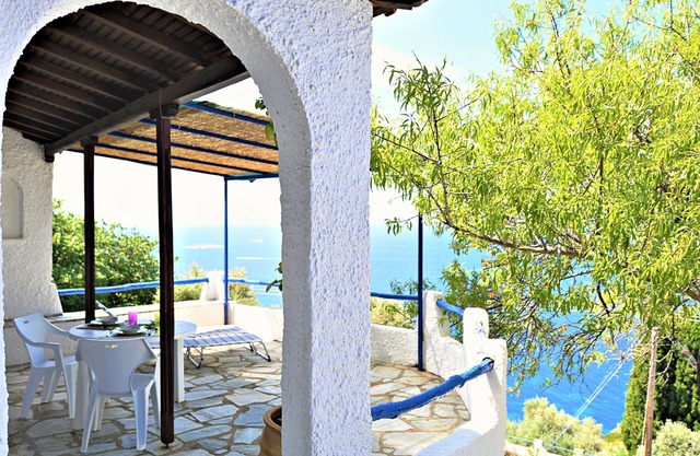 VERONICA house. Infinity panoramic pool. Sea access. Privileged Egean view!