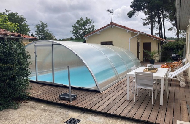 Villa 4* MIMIZAN/HEATED SWIMMING POOL /WIFI/BEACHES 5min away /CLIM /WELCOME WILDLIFE
