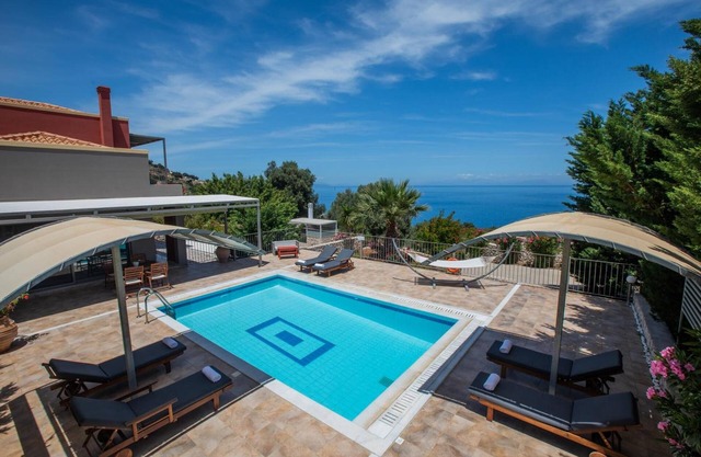 Villa 'Dalasvillas Skala Mare' with Sea View, Wi-Fi and Air Conditioning