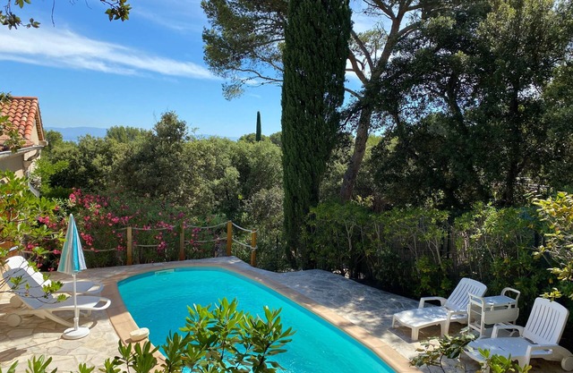 Villa Familiale vue mer Avec Piscine Privée Dans Résidence Privée Avec Tennis