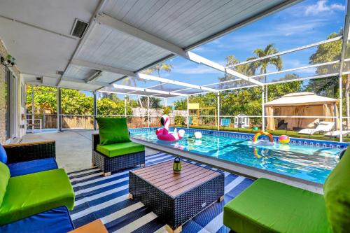 Villa Ft Lauderdale XL Pool, playground, BBQ, beach, Family Paradise