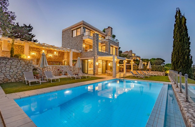 Villa Isabelle, a superb 5 bedroom villa, overlooking the Ionian Pelagus!
