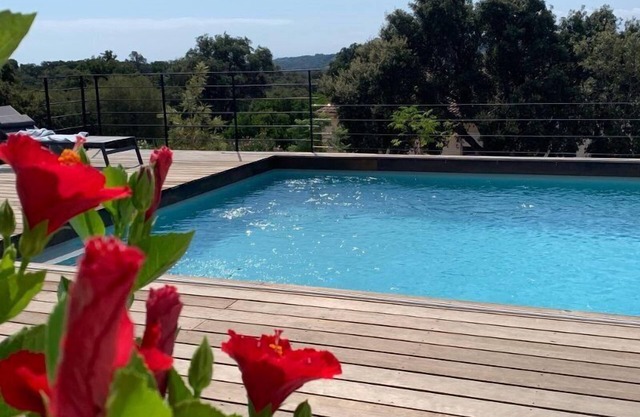 Villa Le Figuier. 6 pers, piscine chauffée, 2 min plage en voiture