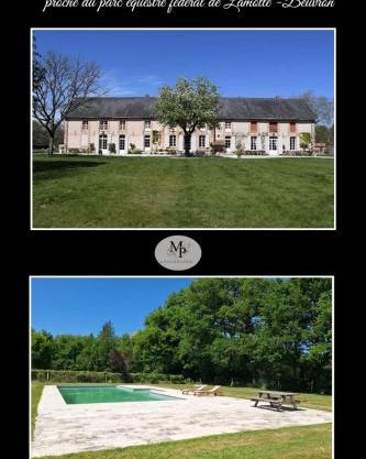 Villa spacieuse avec piscine privée à Brinon-sur-Sauldre