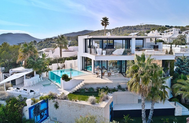 Villa with sea view over porroig & formentera