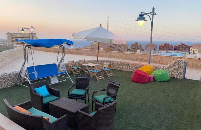 Villa with sea and pool view at porto sokhna family only