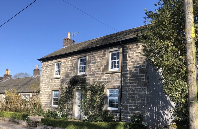 Village house with large garden and south facing views over Glen