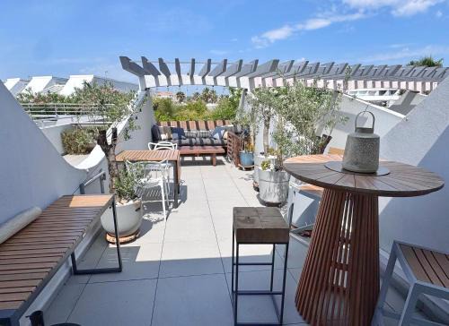 Village naturiste, Port-Ambonne, appartement 42 m2, Le luxueux.