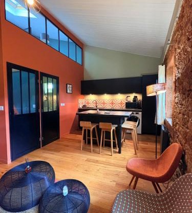 Vue, charme, calme Duplex cosy à 10 min de Lyon