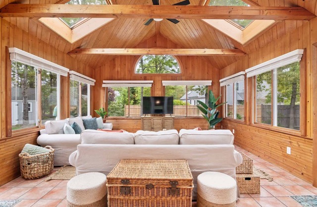 Walk to Beach, Spacious Home and Private Backyard!