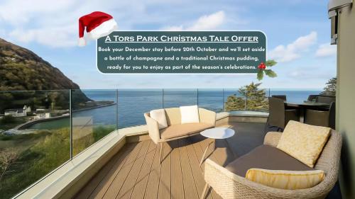 Watchtower Reach, Sea Views, Spacious Terrace, Sleeps 6, Parking