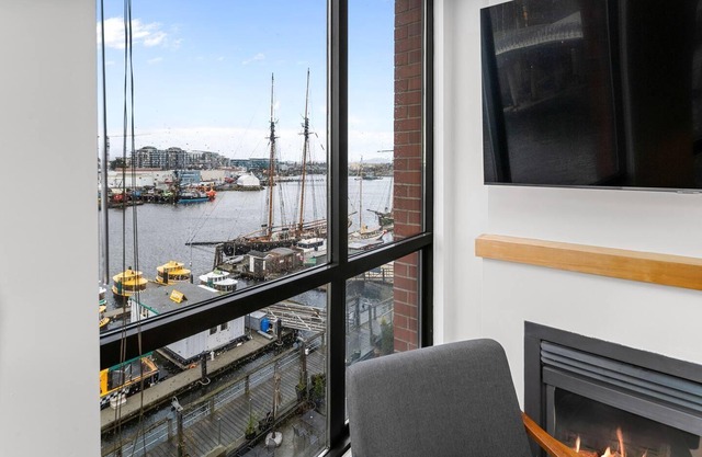 Water views from every window