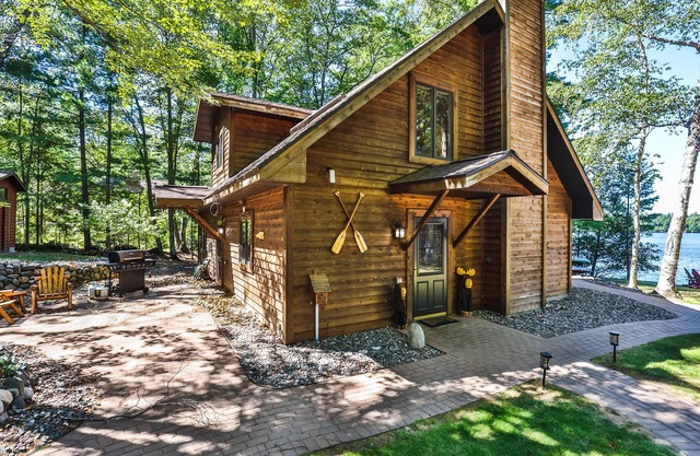 Waterfront getaway with wood fireplace, dock, & lakeside deck