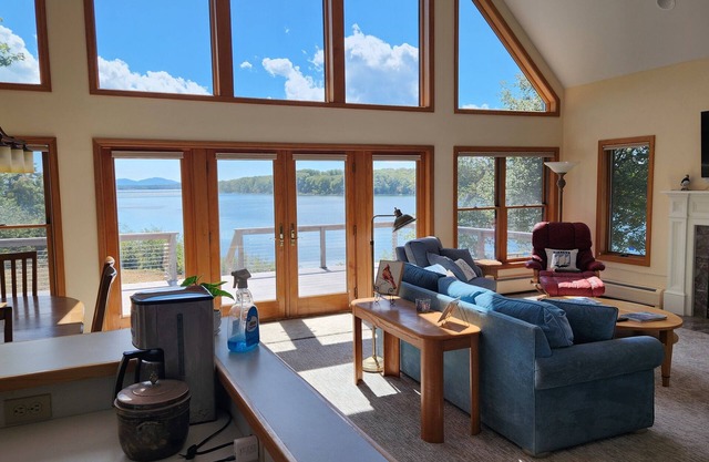 Waterfront home with beautiful views of MDI and mountains.